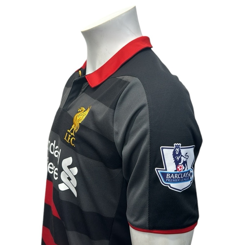 Liverpool LFC Raheem Sterling 2014-2015 Black Red Third Warrior Jersey Size MD - Picture 9 of 16